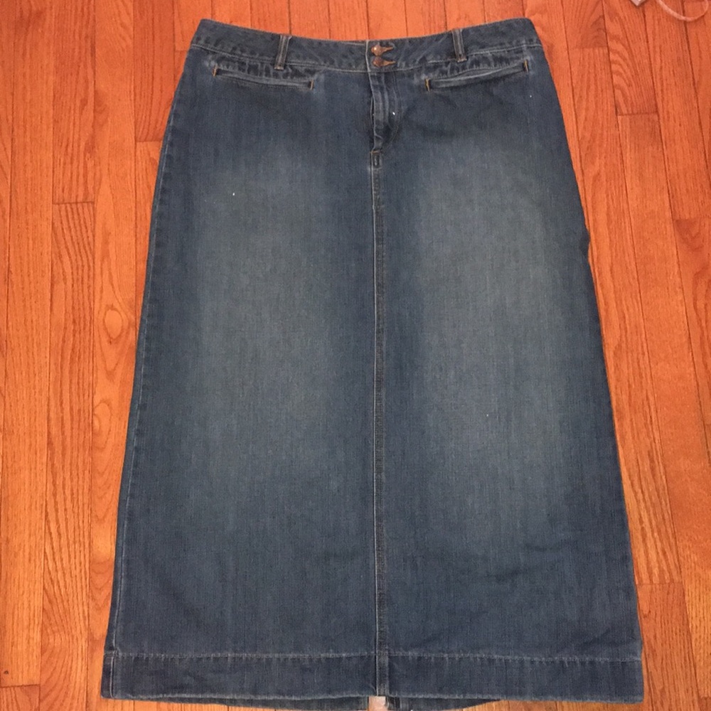 Women’s long denim skirt